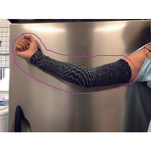 ミエローブ　竹糸くんアームカバー４０　グレー迷彩　NO.TK06-GR　1 双