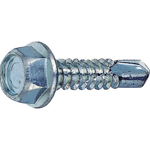 TRUSCO Drill Screw Hexagonal Unichrome M5X16 42pcs HJB-16 1PK
