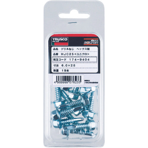 ＴＲＵＳＣＯ　ドリルねじ　ヘックス　ユニクロ　Ｍ５Ｘ１６　４２本入　HJB-16　1 PK