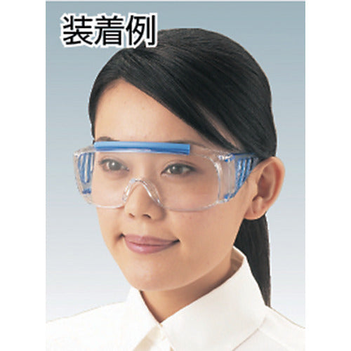 TRUSCO Single-lens Safety Glasses Clear GS-37S 1 pc