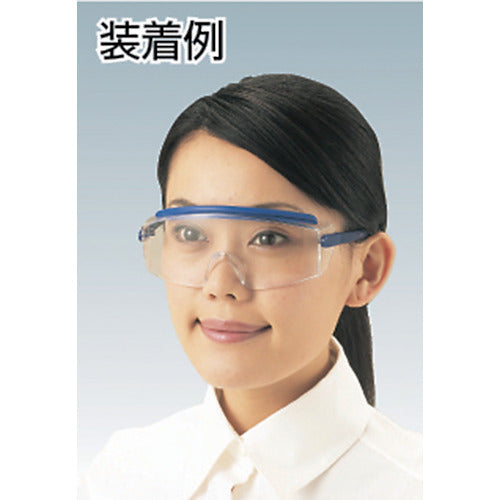 TRUSCO 일안형 안전 글라스 클리어 GS-71 1개