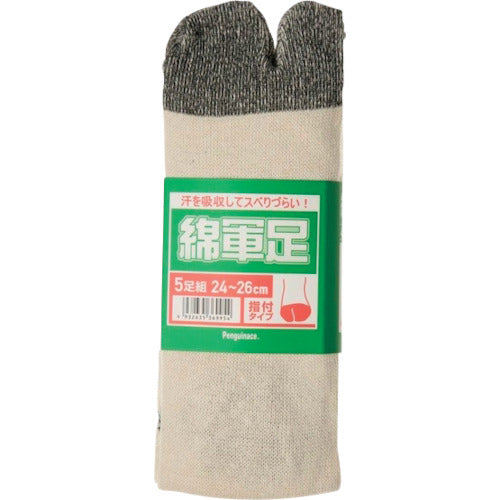 펭귄 에이스 면군 다리 손가락 첨부 타입 5족조 GUNSOKU-YUBITSUKI-5P 1조