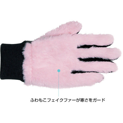 ペンギンエース　防寒手袋　Ｐパターン　ＷＩＮＴＥＲ　Ｗ−６　ピンク　Ｍ　W-6 PINK M　1 双