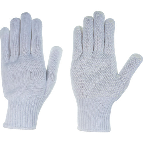 Penguin Ace Bleached Pure Cotton Anti-Slip Work Gloves Loglove Dot High Quality 5 Pairs LOGLOVE-DOTHQ-5P 1 Pair