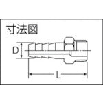 ｉｎｏｃ　六角ホースニップル　304STHN8A　1 個