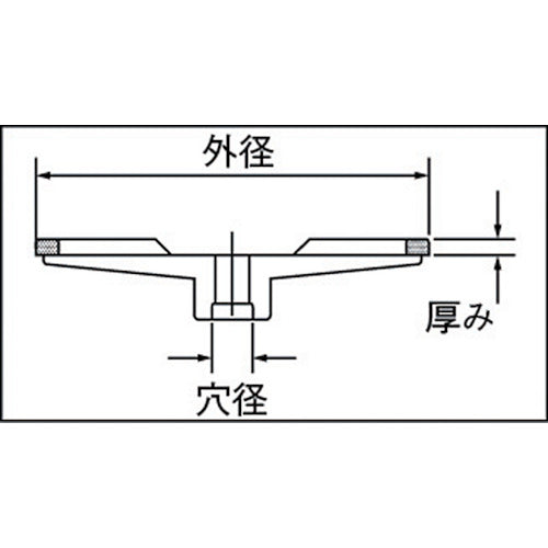 三京　ドライセーパー　仕上研削用　１００Ｘ２０．０　DS-4M　1 枚