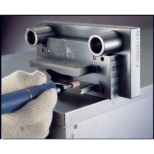 TRUSCO 축 부착 숫돌 PA 원통형 Φ16X폭 32X축 6 #60 1상자(PK) 5개 MP-461P 1상자