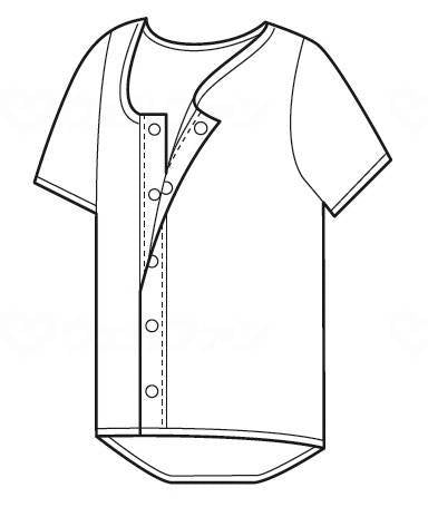 Oglan Japan Hook-and-loop One-touch Underwear for Men (Short Sleeves) White L