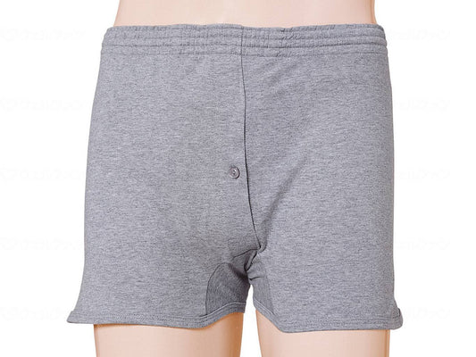 Ogran Japan Men's Water Absorbent Knit Trunks Heather Gray M