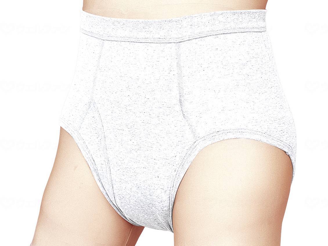 Ogran Japan Men's Moisture Absorbent Briefs White L