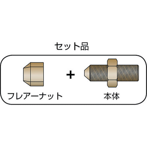 ASOH 플레어 조인트 PT1/8XΦ6 FS-1106 1개
