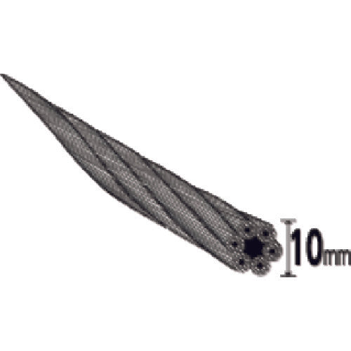 TRUSCO W Sling Type A 10mm x 1.0m GR-10S1 1 piece