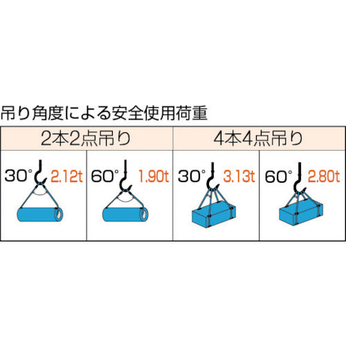 TRUSCO W슬링 A타입 12mmX5.0m GR-12S5 1개
