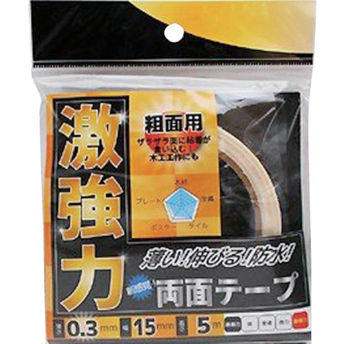 WAKI Super Strong Double-Sided Tape for Rough Surfaces 15mm x 5m WKG004 1 pc