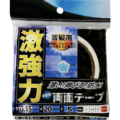 ＷＡＫＩ　激強力両面　薄板用　２０ＭＭ×５Ｍ　WKG015　1 個