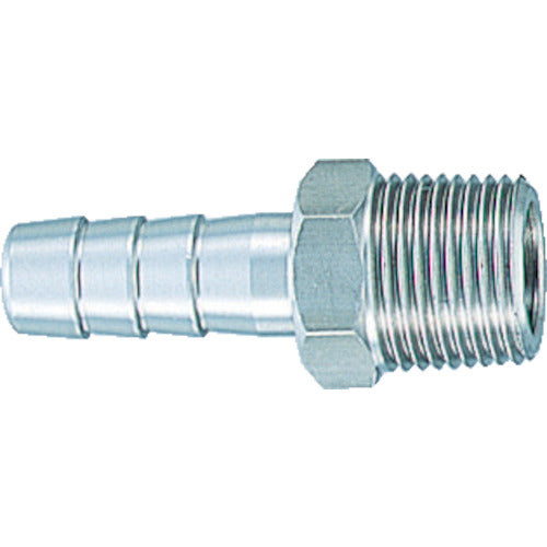 ＴＲＵＳＣＯ　ステンレスホースニップル　１／８　５個入　SHN-107　1 PK