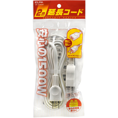 ＥＬＰＡ　ＥＤＬＰ延長コード１Ｍ　LPE-101N(W)　1 個