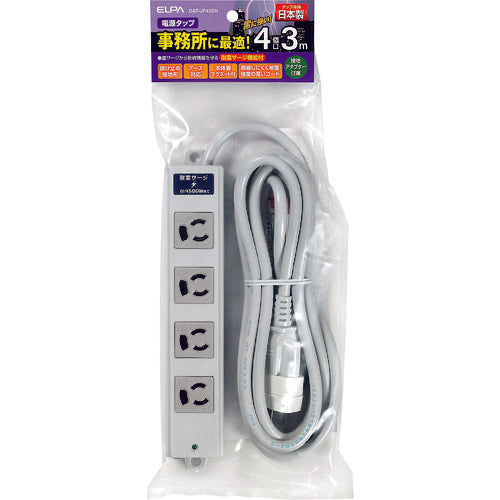 ＥＬＰＡ　事務所向けタップ　４個口　耐雷　OAT-JP43SH　1 個