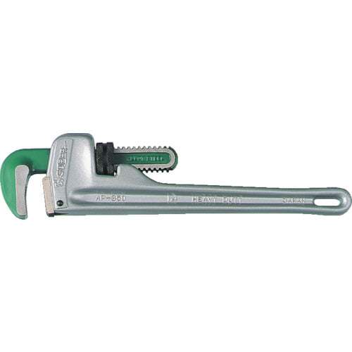 Super Aluminum Straight Pipe Wrench (For coated pipes only) Total length: 210 AP250N 1 piece