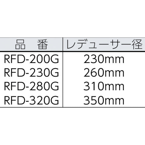 ＴＲＵＳＣＯ　フレキシブルダクト不燃型　Φ２００Ｘ長さ５ｍ　RFD-200G　1 本