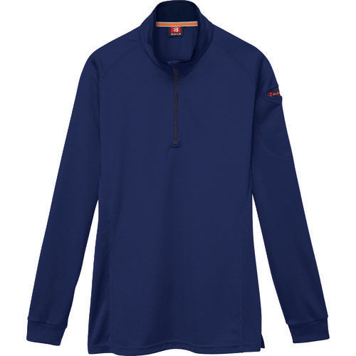 BURTLE Long Sleeve Zip Shirt 413-3-L Navy 413-3-L 1 piece