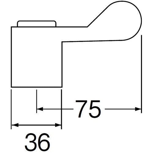 ＳＡＮＥＩ　ＣＰサークルレバー　PR236F　1 個