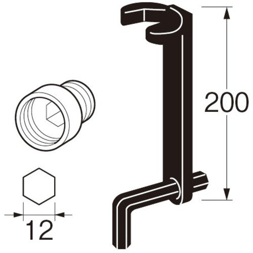 ＳＡＮＥＩ　ナット締付工具　R352　1 個