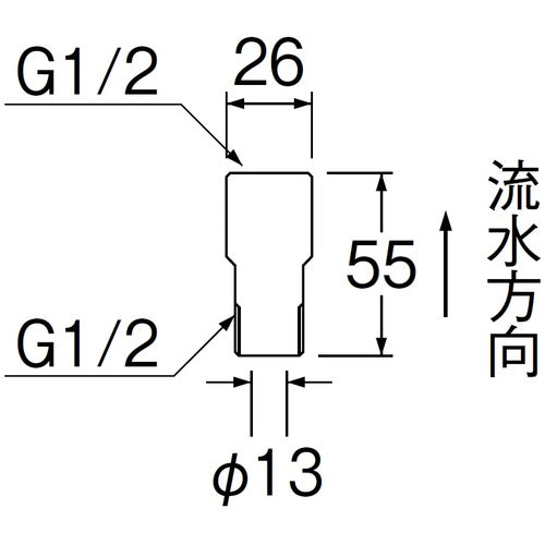 ＳＡＮＥＩ　逆止弁　V872F-13　1 個