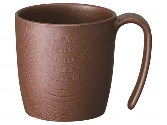 スケーター木目持ちやすいｺｯﾌﾟ ﾌﾞﾗｳﾝ ｺｯﾌﾟ