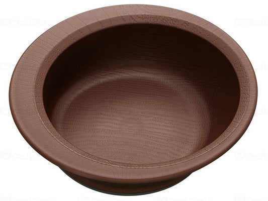 Skater Wood Grain Easy Scooping Bowl Brown Bowl
