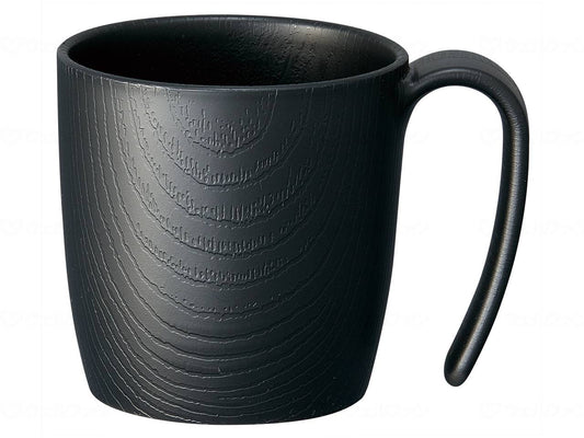 Skater Wood Grain Easy to Hold Cup Black Cup