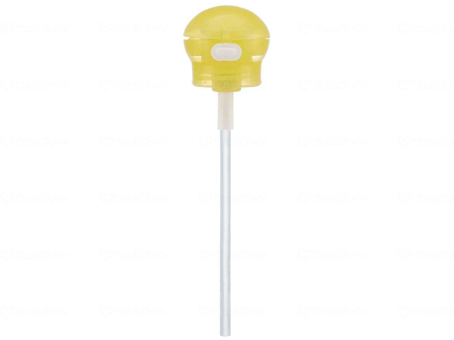 Skater Pet Bottle Straw Hopper Cap Lemon Yellow