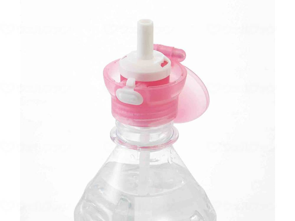 Skater Pet Bottle Straw Hopper Cap Lemon Yellow