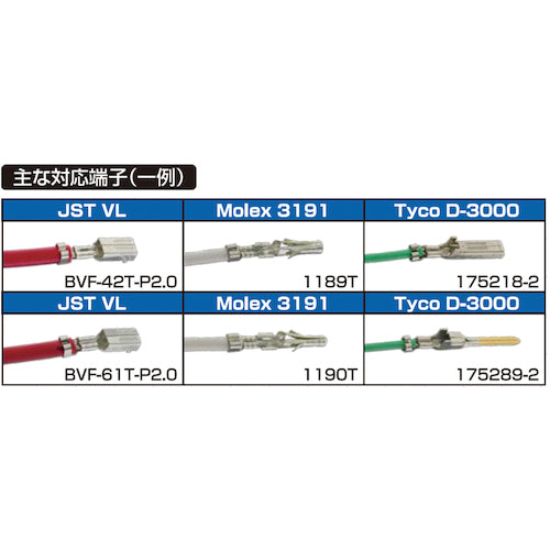 ＥＮＧＩＮＥＥＲ　精密圧着ペンチ（ダイス交換式）　PAD-13　1 本