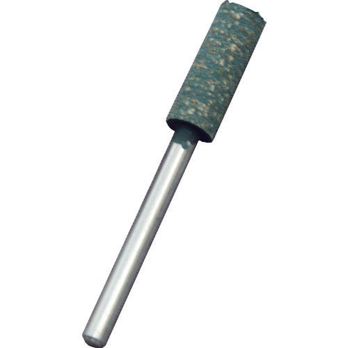 UHT # 120 축 부착 고무 숫돌 숫돌 직경 Φ6 축경 Φ3 청색 (1 상자 = 5 개 입)