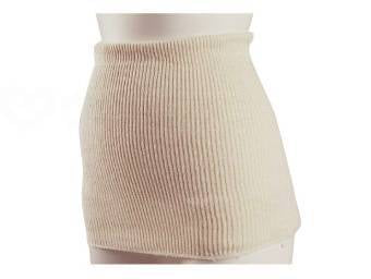 Miyashita Silk Belly Warmer (processed with bamboo charcoal) Beige Free