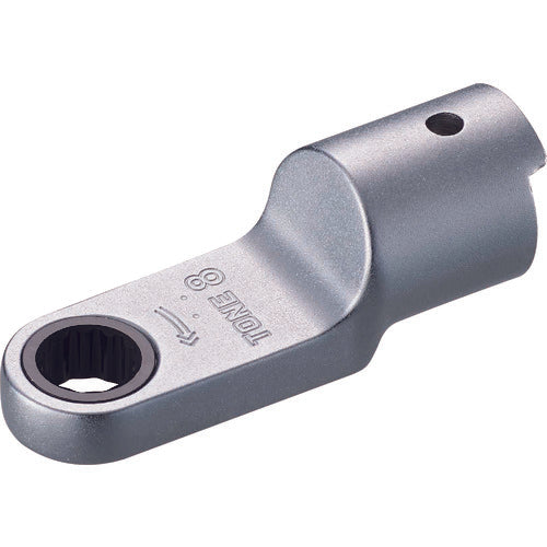 TONE Torque Wrench Replacement Head Interchangeable Torque Wrench Ratchet Box Head Total Length 54.7mm 10DRM-08 1 pc