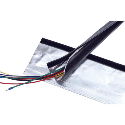 TRUSCO electromagnetic wave shielding bundling tube, magic type, 40Φ5m, MTF-40-5-R2, 1 roll