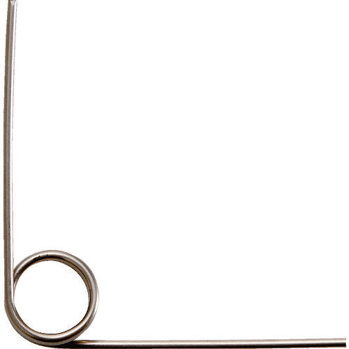 TRUSCO Torsion Spring Stainless Steel D7 x d1.2 x L28 90° 5 turns 10 pieces Left-handed TS-33060LA 1 PK