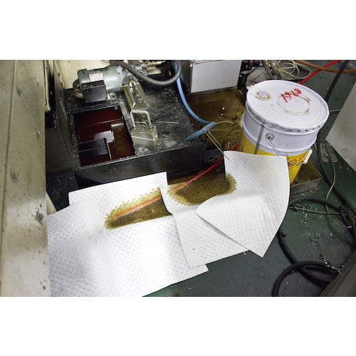 Teramoto Oil Absorbing Sheet (Unlined) 300 x 400 mm (110 sheets) MR-939-322-0 1 box