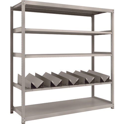 TRUSCO Steel Rack M2 Type Light-Medium Duty Shelf 1760 x 600 x H1800 with 5 Can Holders M2-6665-KU5 1 Unit