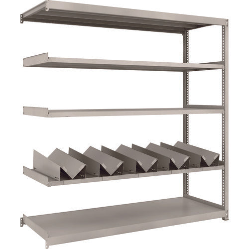TRUSCO Steel Rack M2 Type Light-Medium Duty Shelf 1760 x 600 x H1800 with 5 Can Holders Connected M2-6665-KU5B 1 Unit