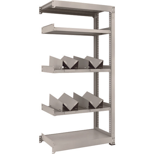 TRUSCO 18L Can Rack Steel Rack M3 Medium-Duty Shelf W900 x D471 x H1800 5 Tiers Connected Can Holder x 4 Included M3-6355-KU4B 1 Unit