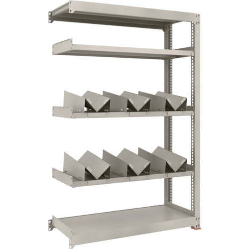 TRUSCO 일두캔 랙 스틸 랙 M3형 중량 선반 W1200×D471×H1800 5단 연결 캔수×6 부착 M3-6455-KU6B 1대