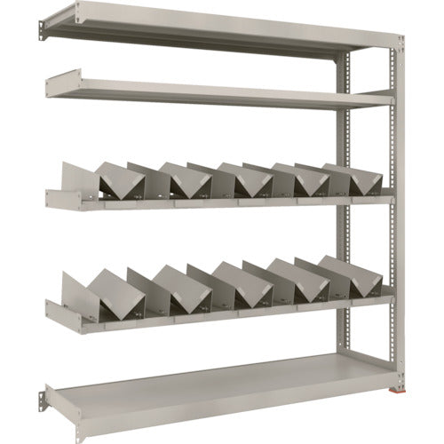 TRUSCO 18L Can Rack Steel Rack M3 Medium-Duty Shelf W1800 x D471 x H1800 5 Tiers Connected Can Holder x 10 Included M3-6655-KU10B 1 Unit