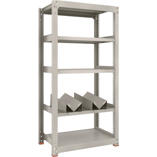 TRUSCO 18L Can Rack Steel Rack M3 Medium-Duty Shelf W900 x D571 x H1800 5 Tiers Single Unit with 2 Can Holders M3-6365-KU2 1 Unit