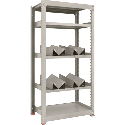 TRUSCO 일두캔 랙 스틸 랙 M3형 중량 선반 W900×D571×H1800 5단 단품 캔수×4부착 M3-6365-KU4