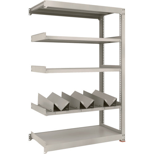 TRUSCO 일두캔 랙 스틸 랙 M3형 중량 선반 W1200×D571×H1800 5단 연결 캔수×3 부착 M3-6465-KU3B 1대