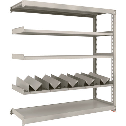 TRUSCO 18L Can Rack Steel Rack M3 Medium-Duty Shelf W1800 x D571 x H1800 5 Tiers Connected Can Holder x 5 Included M3-6665-KU5B 1 Unit