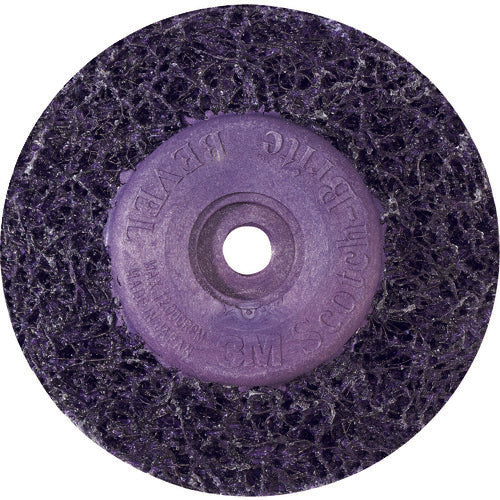 3M Scotch-Brite Bevel Purple for power tools, equivalent to #120, BEBERU PUR, 5 pieces